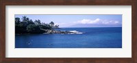 Resort at a coast, Napili, Maui, Hawaii, USA Fine Art Print