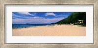 Tourists on the beach, Makena Beach, Maui, Hawaii Fine Art Print