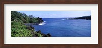 Black Sand Beach, Hana Highway, Waianapanapa State Park, Maui, Hawaii Fine Art Print