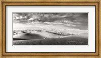 Sahara Desert landscape, Morocco (black and white) Fine Art Print