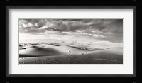 Sahara Desert landscape, Morocco (black and white) Fine Art Print