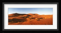 Desert at sunrise, Sahara Desert, Morocco Fine Art Print