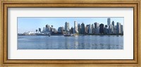 Skyscrapers at the waterfront, Canada Place, Vancouver, British Columbia, Canada 2011 Fine Art Print