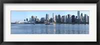 Skyscrapers at the waterfront, Canada Place, Vancouver, British Columbia, Canada 2011 Fine Art Print