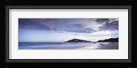 Beach at dusk, Burgh Island, Bigbury-On-Sea, Devon, England Fine Art Print