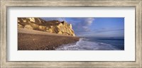 Surf on the beach, Hooken Beach, Branscombe, Devon, England Fine Art Print