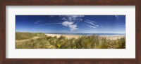 Marram Grass, dunes and beach, Winterton-on-Sea, Norfolk, England Fine Art Print