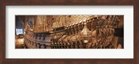 Wooden ship Vasa in a museum, Vasa Museum, Stockholm, Sweden Fine Art Print