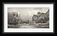 River flowing through a forest, Merced River, Yosemite Valley, Yosemite National Park, California, USA Fine Art Print