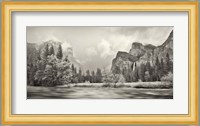 River flowing through a forest, Merced River, Yosemite Valley, Yosemite National Park, California, USA Fine Art Print