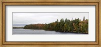 Boat in Canoe Lake, Algonquin Provincial Park, Ontario, Canada Fine Art Print