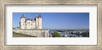 Castle in a town, Chateau de Samur, Saumur, Maine-Et-Loire, Loire Valley, Pays-De-La-Loire, Centre Region, France Fine Art Print