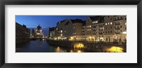Berlin Cathedral and Nikolaiviertel at Spree River, Berlin, Germany Fine Art Print