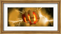 Lightning coming out of hand Fine Art Print