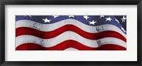 Close-up of an American flag Fine Art Print