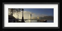 Millbank Tower during fog, Lambeth, Thames River, London, England 2011 Fine Art Print