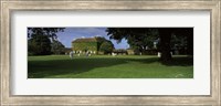 Cricket match on the green at Crakehall, Bedale, North Yorkshire, England Fine Art Print