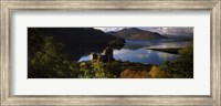 Castle on a hill, Eilean Donan, Loch Duich, Highlands Region, Inverness-Shire, Scotland Fine Art Print