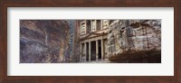 The Treasury through the rocks, Wadi Musa, Petra, Jordan Fine Art Print