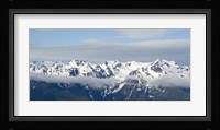 Snow covered mountains, Hurricane Ridge, Olympic National Park, Washington State, USA Fine Art Print