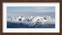 Snow covered mountains, Hurricane Ridge, Olympic National Park, Washington State, USA Fine Art Print