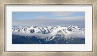 Snow covered mountains, Hurricane Ridge, Olympic National Park, Washington State, USA Fine Art Print