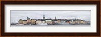 Boats and Buildings at the Waterfront, Gamla Stan, Stockholm, Sweden 2011 Fine Art Print