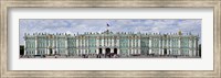 Tourists in front of Winter Palace at State Hermitage Museum, Palace Square, St. Petersburg, Russia Fine Art Print