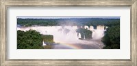 Aerial view of the Iguacu Falls, Brazil Fine Art Print