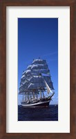Tall ships race in the ocean, Baie De Douarnenez, Finistere, Brittany, France Fine Art Print