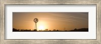 Windmill at sunrise Fine Art Print