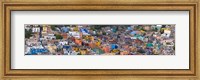 High angle view of buildings in a city, Guanajuato, Mexico Fine Art Print