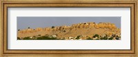 Low angle view of a fort on hill, Jaisalmer Fort, Jaisalmer, Rajasthan, India Fine Art Print