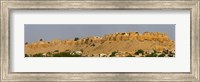 Low angle view of a fort on hill, Jaisalmer Fort, Jaisalmer, Rajasthan, India Fine Art Print