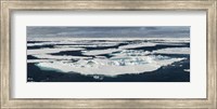 Ice floes on the Arctic Ocean, Spitsbergen, Svalbard Islands, Norway Fine Art Print