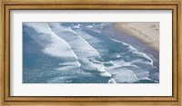 Aerial view of surf on the beach, Pismo Beach, San Luis Obispo County, California, USA Fine Art Print