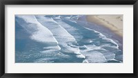 Aerial view of surf on the beach, Pismo Beach, San Luis Obispo County, California, USA Fine Art Print