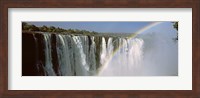 Rainbow over Victoria Falls, Zimbabwe Fine Art Print