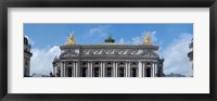 Low angle view of an opera house, Opera Garnier, Paris, Ile-de-France, France Fine Art Print
