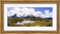 Clouds over mountains, Key Summit, Fiordland National Park, South Island, New Zealand Fine Art Print