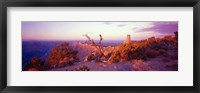 Rock formations with a river, Desert View Watchtower, Desert Point, Grand Canyon National Park, Arizona Fine Art Print