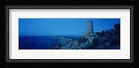 Desert View Watchtower in Blue, Desert Point, Grand Canyon National Park, Arizona Fine Art Print