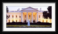 USA, Washington DC, White House, twilight Fine Art Print