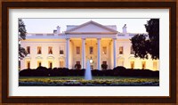 USA, Washington DC, White House, twilight Fine Art Print