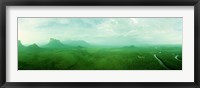 Aerial View Of Green Misty Landscape, Autana Tepuy, Venezuela Fine Art Print