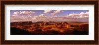 Monument Valley Under Cloudy Sky Fine Art Print