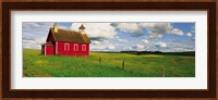 Small Red Schoolhouse, Battle Lake, Minnesota, USA Fine Art Print