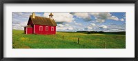 Small Red Schoolhouse, Battle Lake, Minnesota, USA Fine Art Print