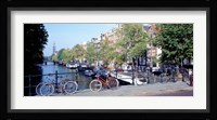 Netherlands, Amsterdam, bicycles Fine Art Print