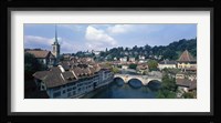 Switzerland, Bern, Aare River Fine Art Print